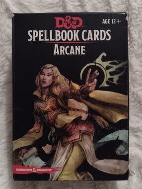 D&D Spellbook Cards Arcane Deck Wizards of the Coast  2018 Dungeons & Dragons